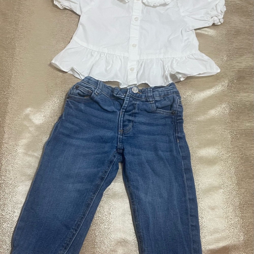 Zara Kids Dark Blue Denim Jeans